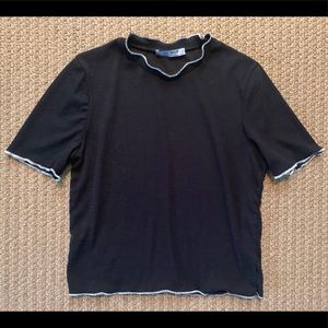 Black Zara top worn once